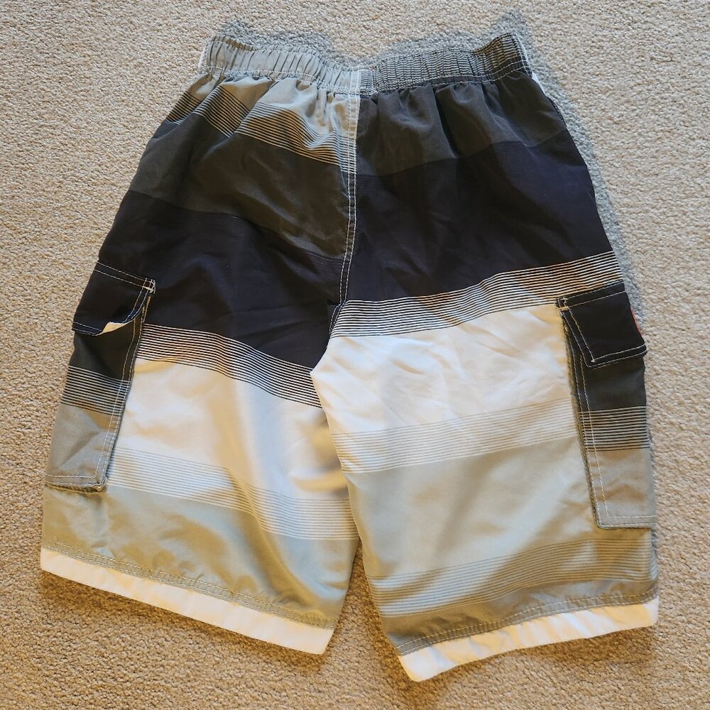 🏖️ InGear Men’s / Teen's Swim Trunks – Size Small, Block Pattern 🏖️ - Picture 5 of 5